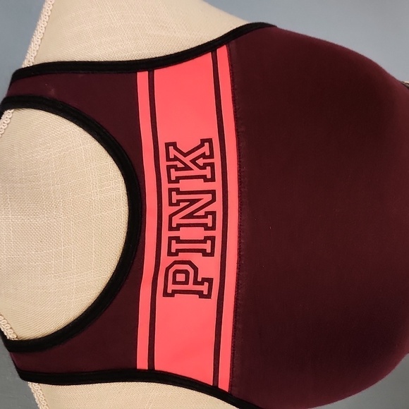 Victoria's Secret Pink racerback retro sports bra - Picture 2 of 6